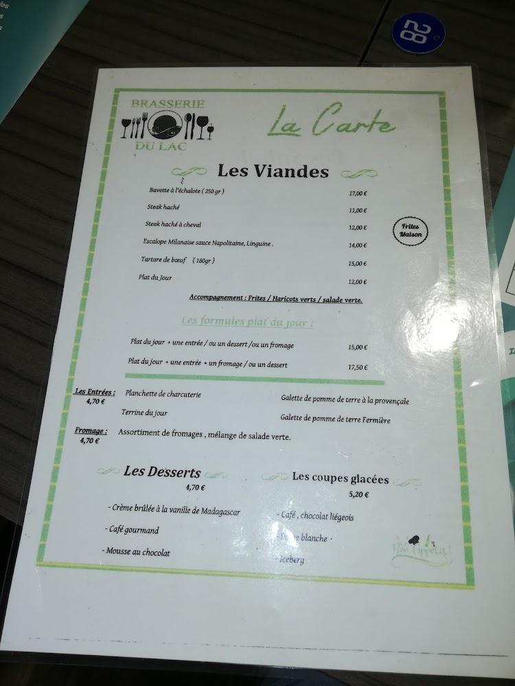 Brasserie Du Lac - Menu Image 2